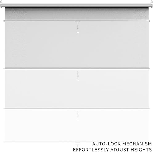 Miniatura 5 de Estilo más amplio pantalla blanca KHOMO GEAR de 84 x 84 pulgadas, telón de fondo desplegable extragrande, pantalla de proyector enrollable plegable