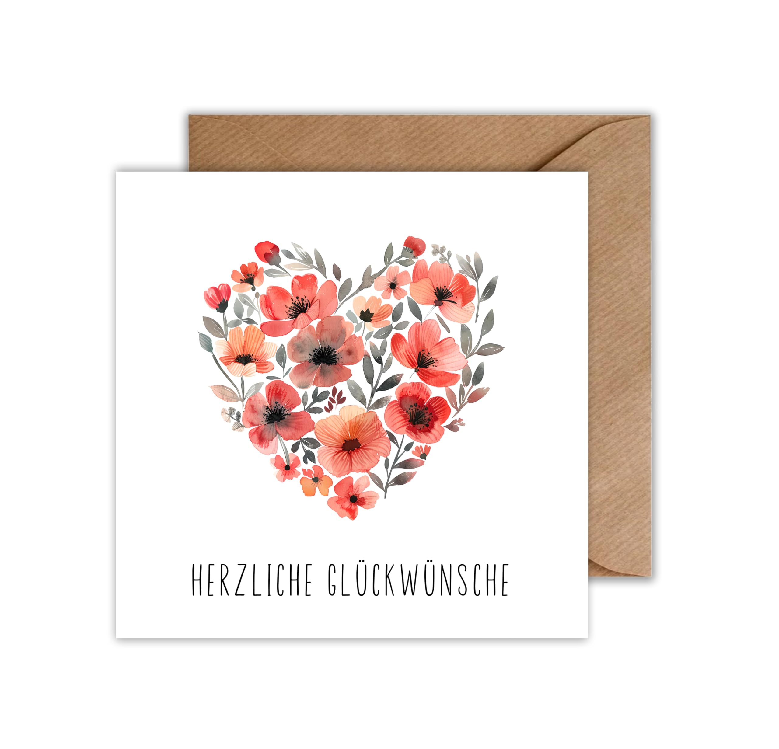 Biglietto Di Compleanno A5 Con Cuore In Tessuto Rosso - Fatto A Mano In Germania - Du Bist Jeden Tag Etwas Besonderes - 3
