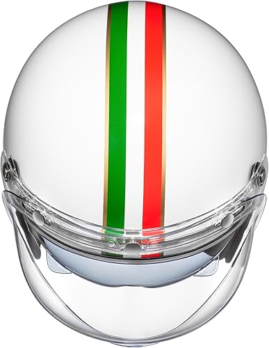 Miniatura 8 de Kyapra - Casco abierto con protector solar, visera de burbujas y ala sin instalación y extracción, casco de piloto Jet con aprobado por DOT