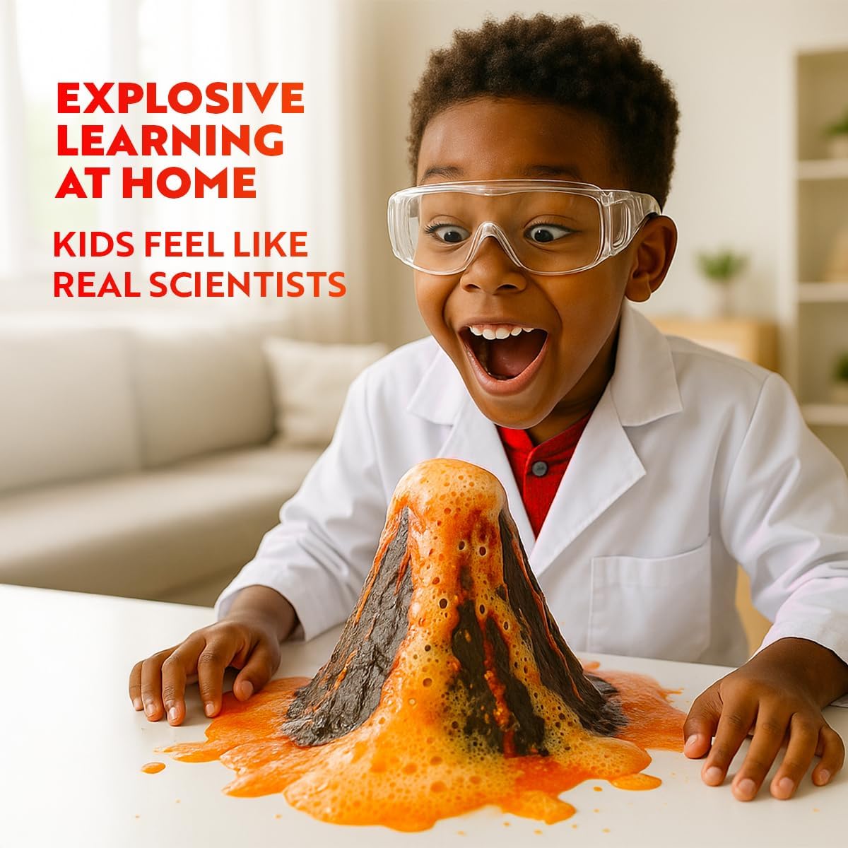 Playz Mega Kaboom! 150+ Explosive Science Experiments Kit for Kids Age 8-12 with 75 App & Video Guided Experiments - Chemistry Set STEM & Educational Toys & Gifts for Boys, Girls, Teenagers & Kids - Image 7