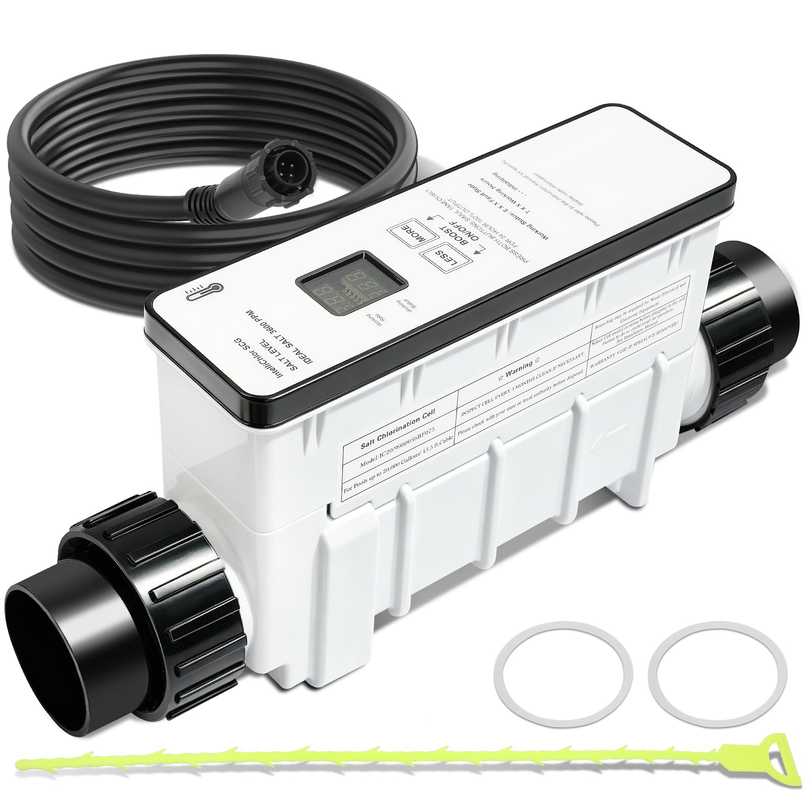 Photo 1 of 520554 Salt Cell Saltwater Chlorine Generator, Replacement Cell Compatible with Pentair IC20, Salt Chlorinator System for Inground Pools Up to 20,000 Gallons