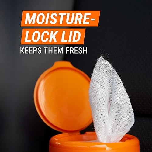 Miniatura 8 de Armor All Toallitas de Limpieza de Cuero Cerámico para Automóvil, Usar en Asientos Calefaccionados y Superficies de Cuero, Incluye Toallitas de