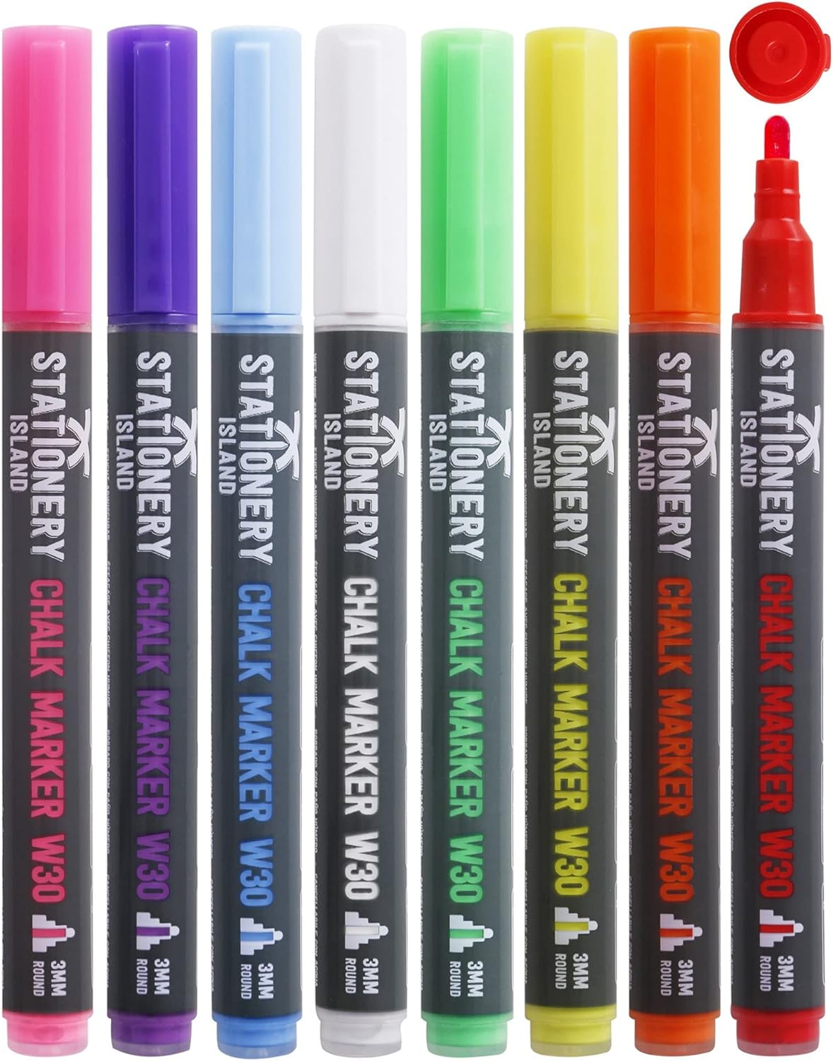 Stationery Island Liquid Chalk Markers Whiteboard Wet
