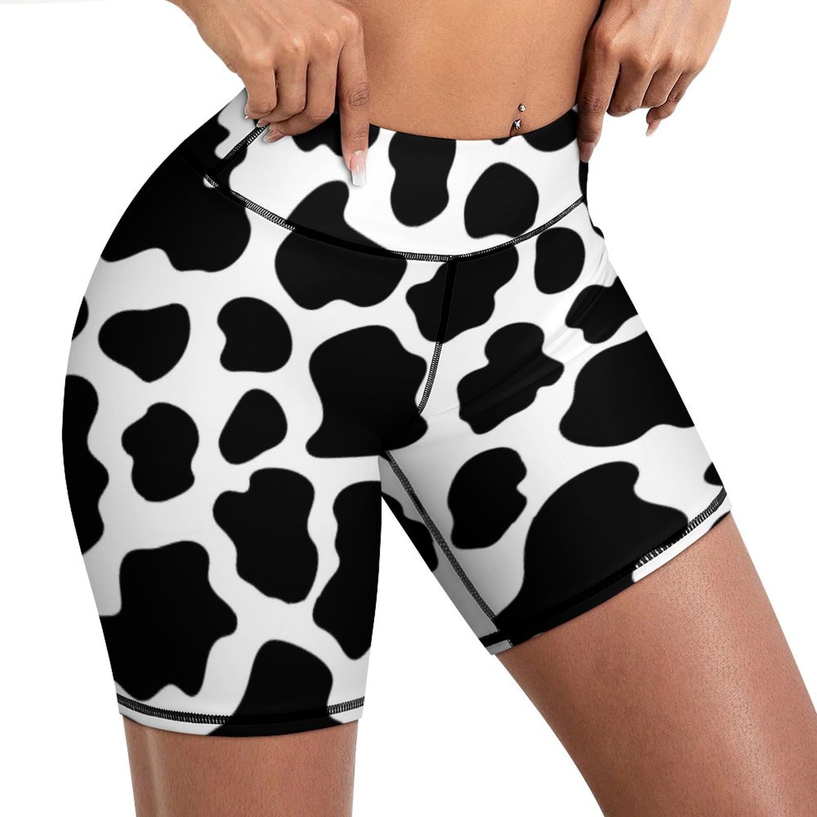 YSBKN Women’s Biker Shorts High Waist Yoga Shorts for Athletic Workout Sports Running Volleyball Gym Size S-2XL