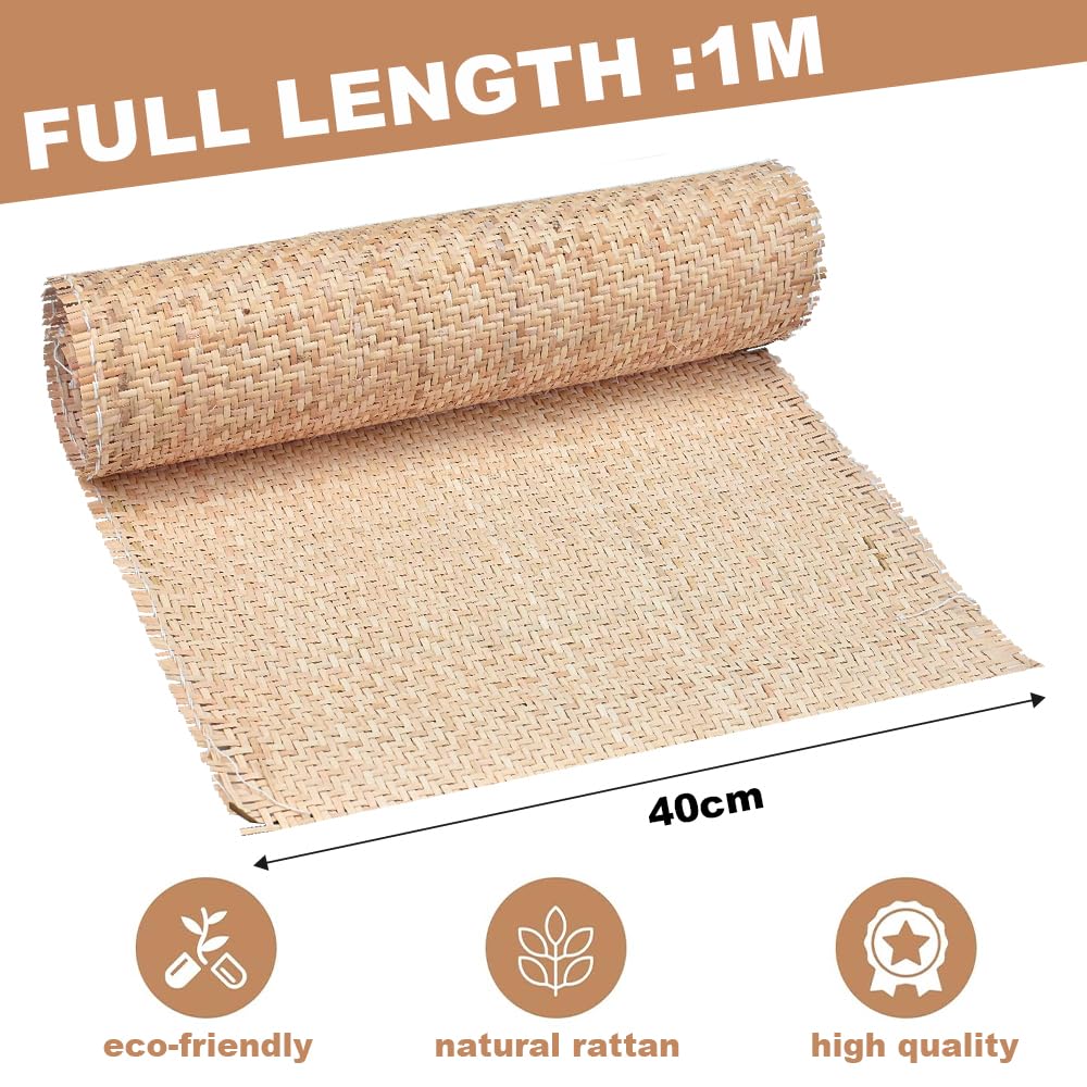 Rotolo Di Fettuccia Rattan Sintetico Dadabig - 35x150 Cm, In PE, Per Fai Da Te Sedie, Cestini, Decorazioni - Foto 3