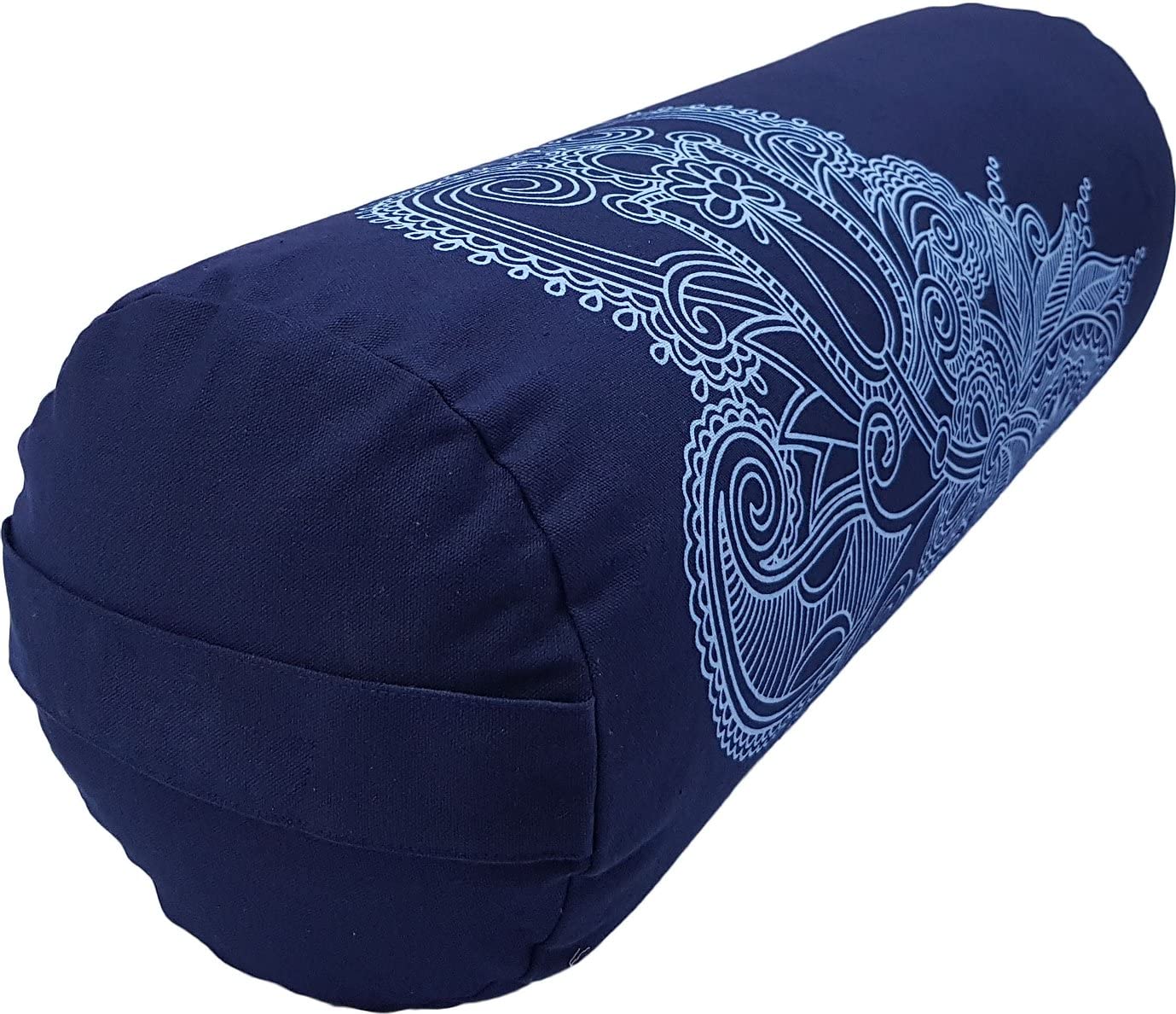 Yoga-Bolster Special, 65 x Ø 22 cm, Buchweizenschalen-gefüllt