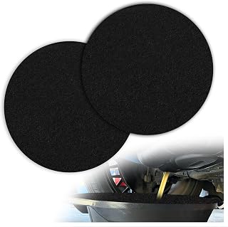 OFBAND 2PCS Oil Drain Splash Pad,15" Oil Splash Pad for Reducing Oil Splash During Oil Changes Fit Oil Catch Pan,Rounded Car Accessories Oil Drain Pan Splash Pad for Professional Repairs