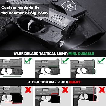 Amazon.com: WARRIORLAND Mini Gun Light with Kydex Holster