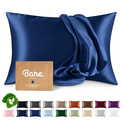 Bare Home Mulberry Silk Pillowcase, Standard