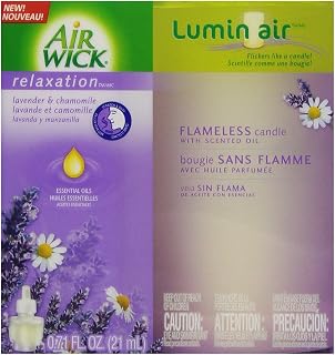 Lumin'Air Flameless Candle Single Unit, Lavender Chamomile
