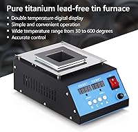 Vista 7 de Olla de soldadura de titanio sin plomo para soldar doble capacidad de visualización digital 5.1 lbs 500W 30~1,112.0 °F