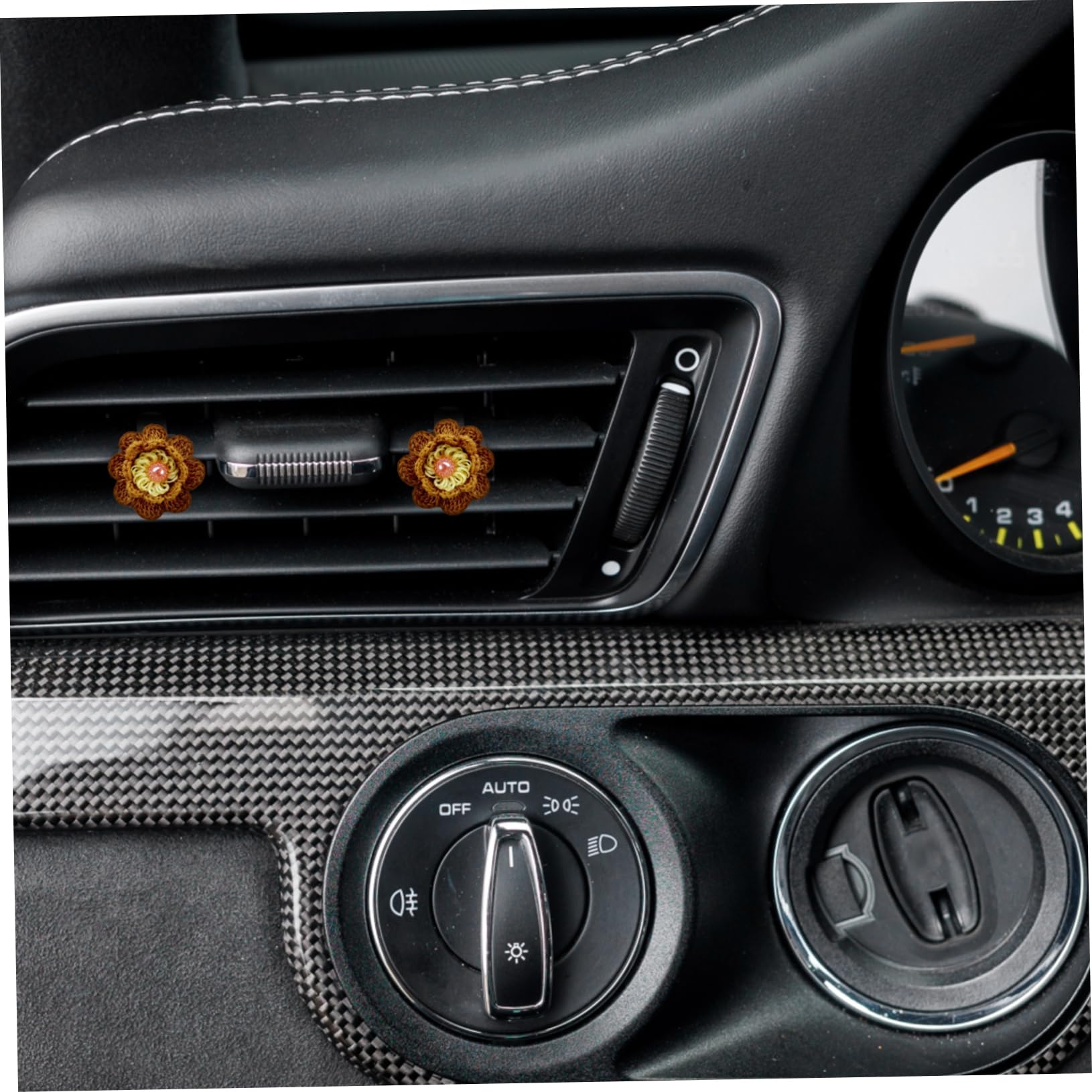 Luxshiny Clip per Bocchette D'aria Auto Profumatore Decorativo a Lunga Durata in Metallo e Plastica 100 Pezzi per Ventilazione e Decorazione Auto e Decorazione Auto