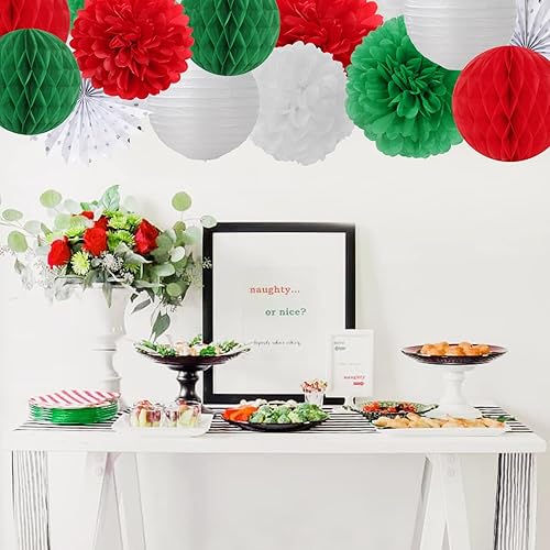 Miniatura 147 de Decoraciones de fiesta de otoño de melocotón beige y naranja, 14 faroles de papel, 14 piezas de otoño de cosecha de Acción de Gracias, cumpleaños