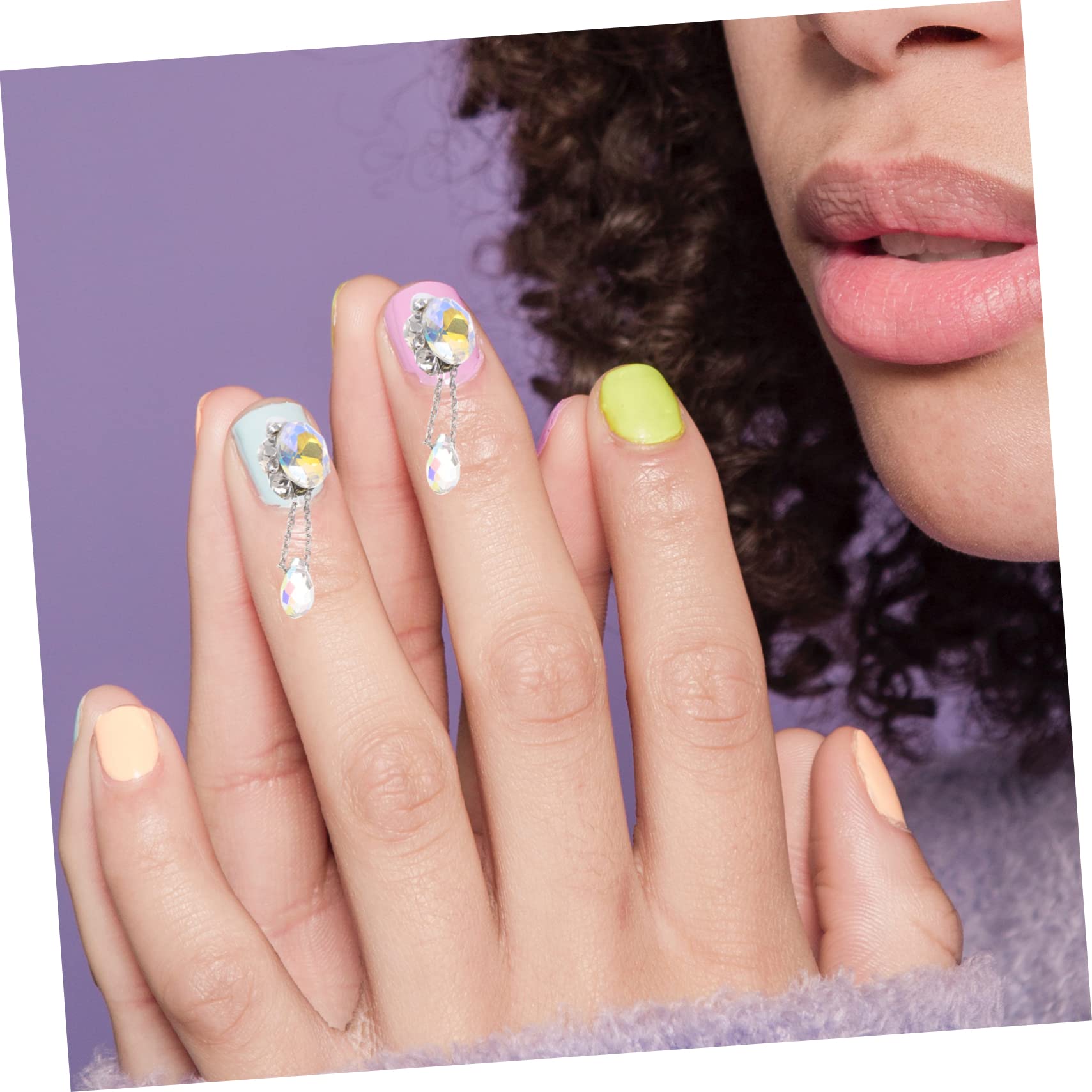PACKOVE 25pezzi Ciondoli Per Nail Art Strass Decorazioni Unghie Adorabili e Uniche Accessori Per Unghie Fai Te Per Donne e Saloni Di Bellezza