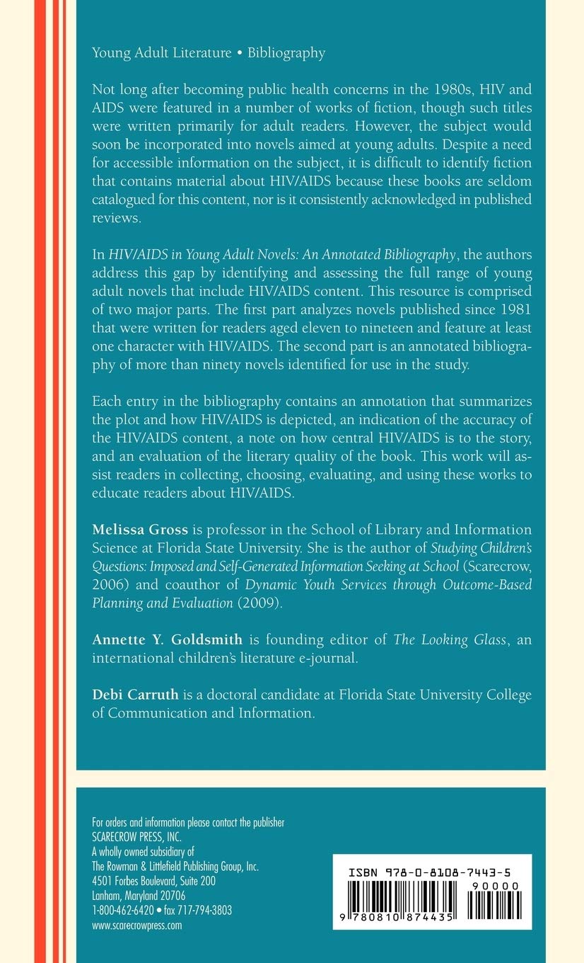 HIV/AIDS in Young Adult Novels: An Annotated Bibliography