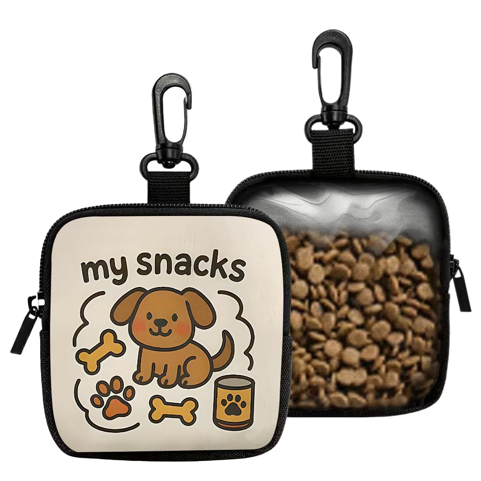 Leckerbeutel für Hunde,Futterportionen-Spender - Trainingsbeutel für Welpen und Hunde,Für Outdoor-Aktivitäten Wie Wandern, Rucksack, Spaziergang, Zur Fütterung Von Snacks Für Haustiere, Welpen Und Kle