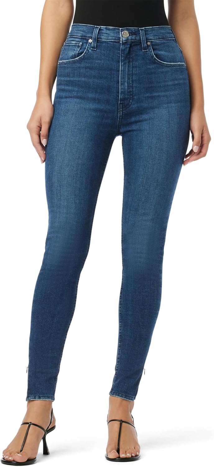 HUDSON Women's Centerfold Extreme High-Rise Super Skinny Ankle Jean