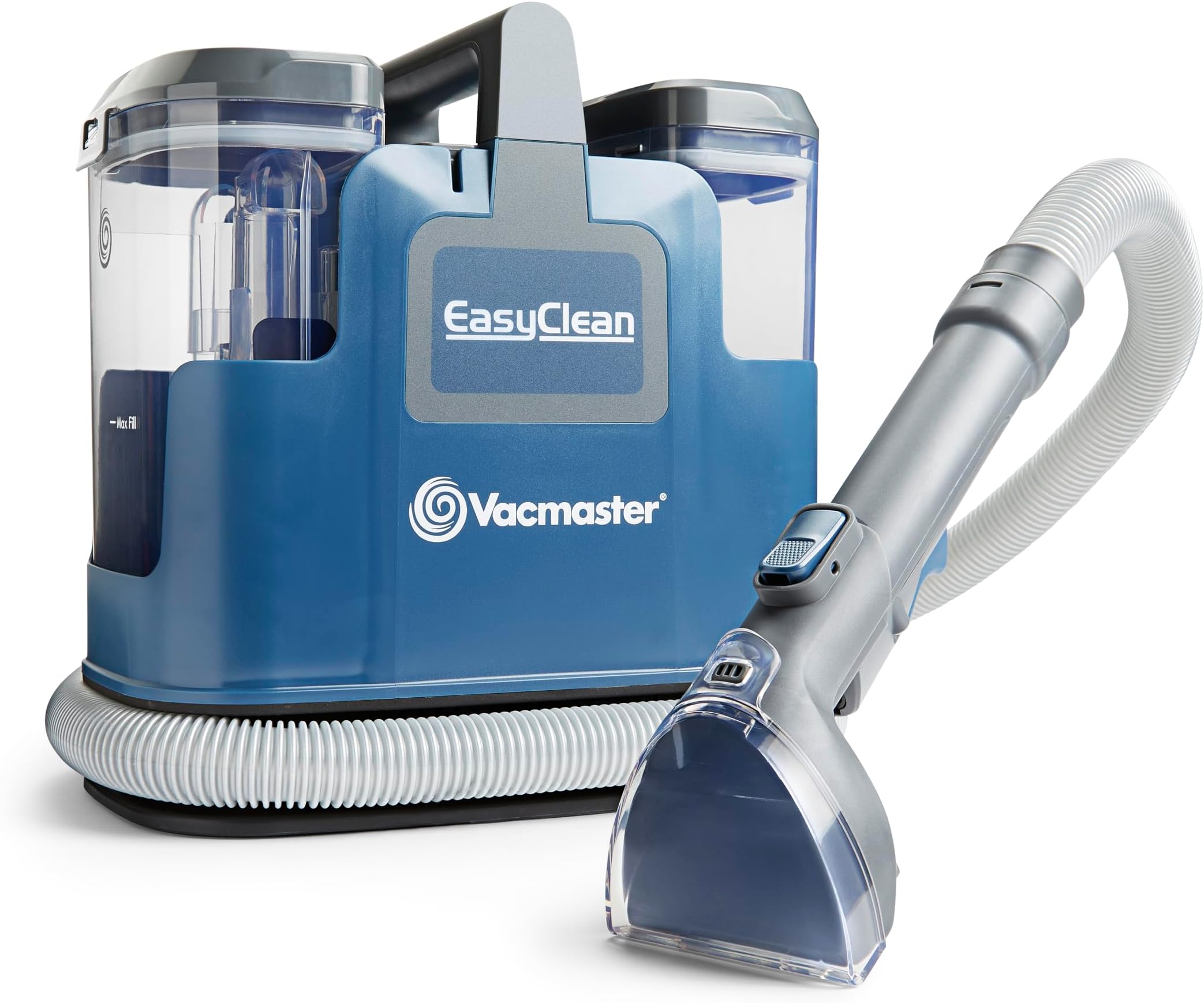 EasyClean Up Spot Cleaner – Light and Compact Carpet Stain Remover. Removes Spills, Stains and Pet Mess from Carpet, Stairs & Upholstery. 1.6L Capacity, Cleaning Solution & 2-Year Guarantee