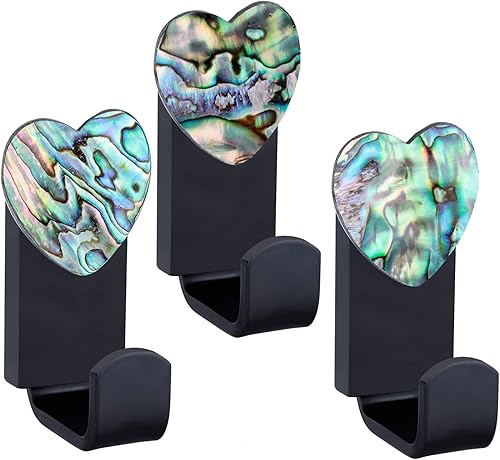 Miniatura 9 de Rockcloud Paquete de 2 ganchos de pared para colgar en la pared con tornillos, ganchos de pared para dormitorio, sala de estar, cocina, hogar, forma