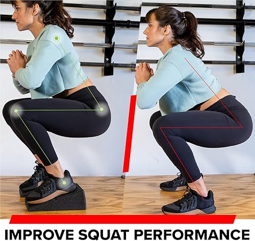 Miniatura 2 de Serious Steel Fitness Las cuñas de espuma para sentadillasbloques de sentadillas mejoran la movilidad de las sentadillas y estiran las pantorrillas