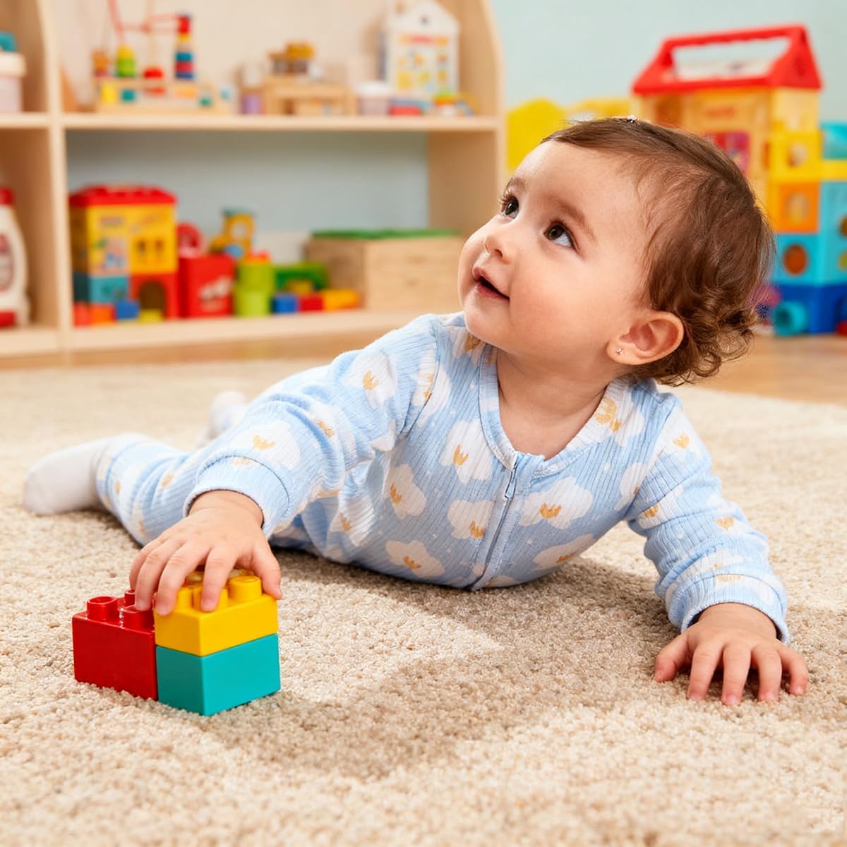 Bafeicao Unisex Baby Boy Girl 2/3 Pack Rompers Long Sleeve 2 Way Zipper One Piece Jumpsuits Clothes Sets - Image 6