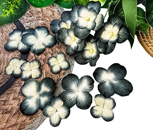 Miniatura 4 de Pétalos de hortensias hechas a mano, flores de papel de morera, parche de flores de papel de morera, álbum de recortes, boda, bricolaje, suministros