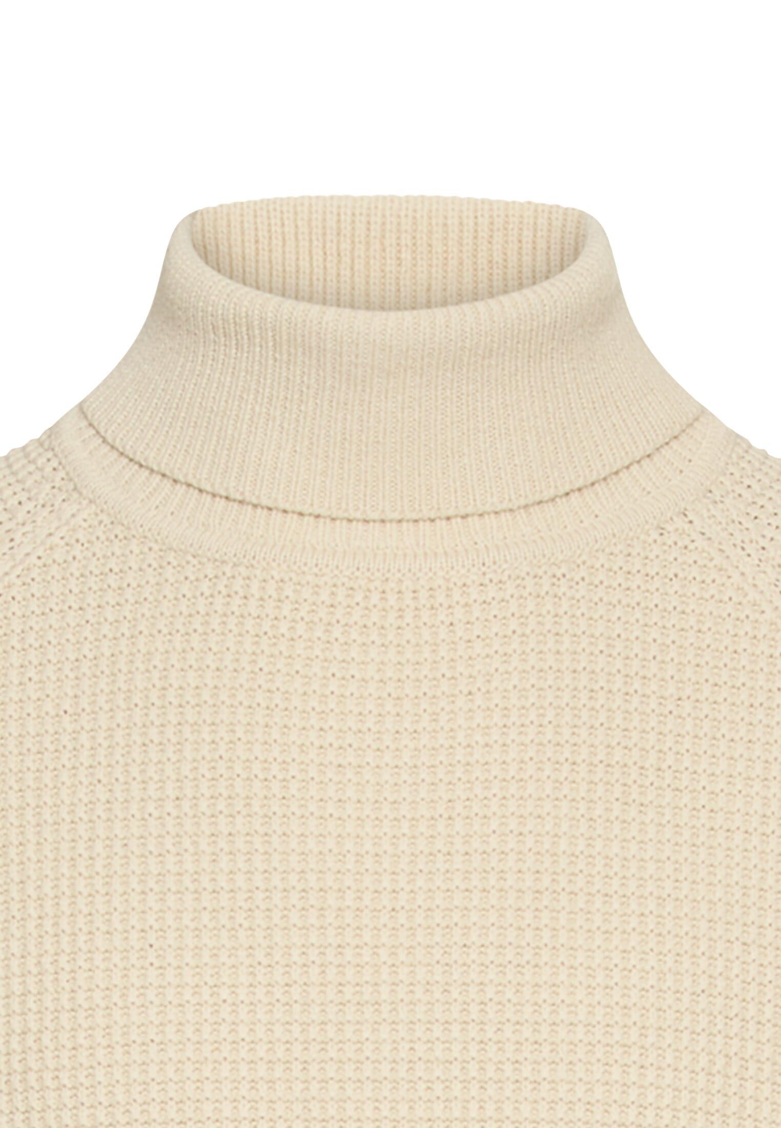 camel active Herren Strickpullover mit Stehkragen