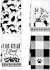 Kajaia 4 Pcs Summer Boho Kitchen Towels 16 x 24 Inch Vintage Towels Modern Geometric Tea Hand Dishcloths Decorative Absorbent Dishcloths for Home Bathroom GiftBlack, White,Cat