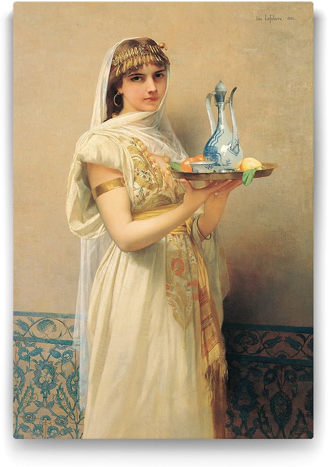 Jules Joseph Lefebvre - Servant Tablosu - 80x125cm