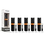 POM Premium Pepper Spray Keychain, Quick Release Access Flip Top Safety, Police Grade OC Formula with UV Marking Dye, 25 Precision Bursts, 10 Foot Effective Range, Made in USA