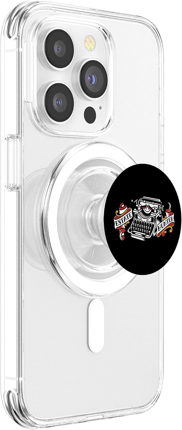 Estate Hunter Vintage Typewriter Antique Thrift Sale Art PopSockets PopGrip for MagSafe image 4