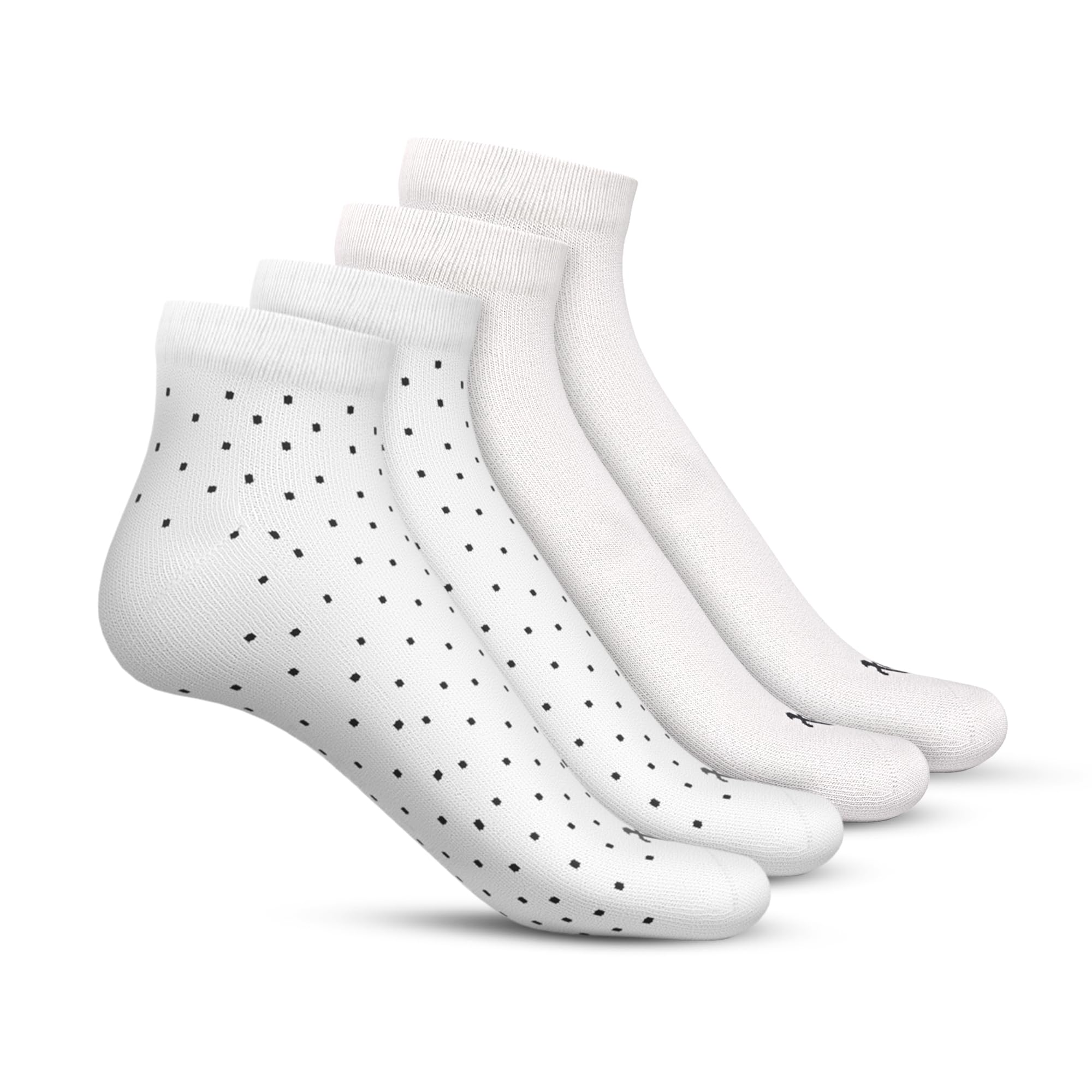 talkingsox Bamboo Ankle Socks for Men & Women Office, Lounge, Cycling & Running Seamless, Super Soft, Breathable & Anti-Odor - Pack of 4-picture-43