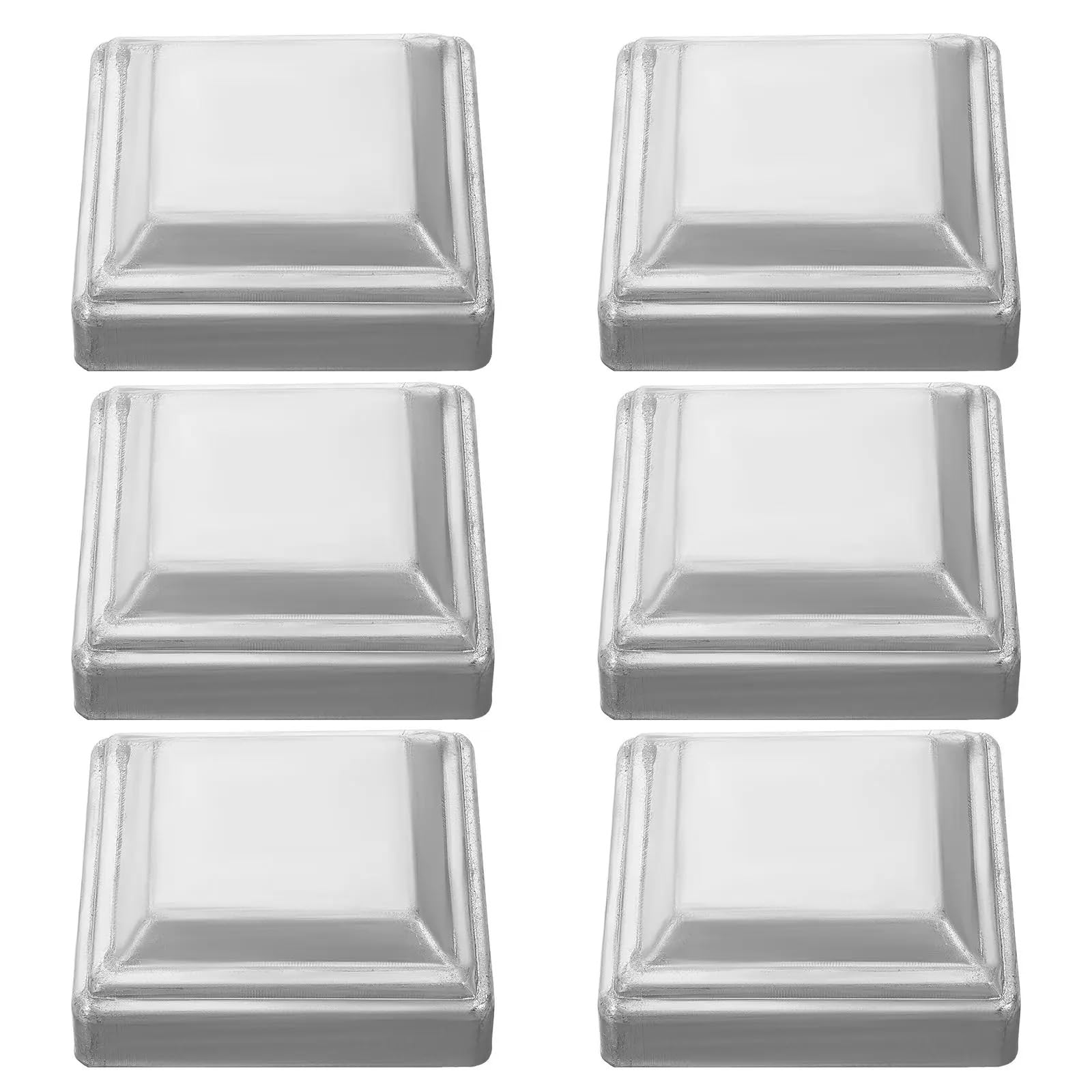 Mwahju One Color 6 Pcs 80X80mm Iron Square Tube Caps For Fences