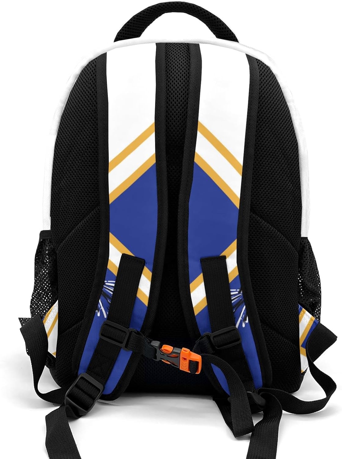 Cheer Cheerleader Klein Blue School Backpack Waterproof Shoulder Laptop Bag for Sport Competition Training Coach Gift