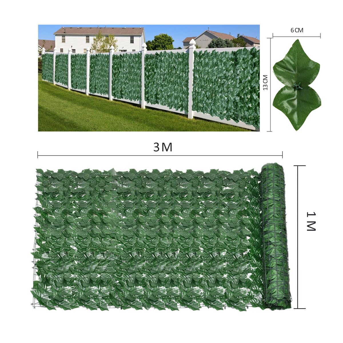 Decorative Artificial Ivy Fence Screening - Image 2