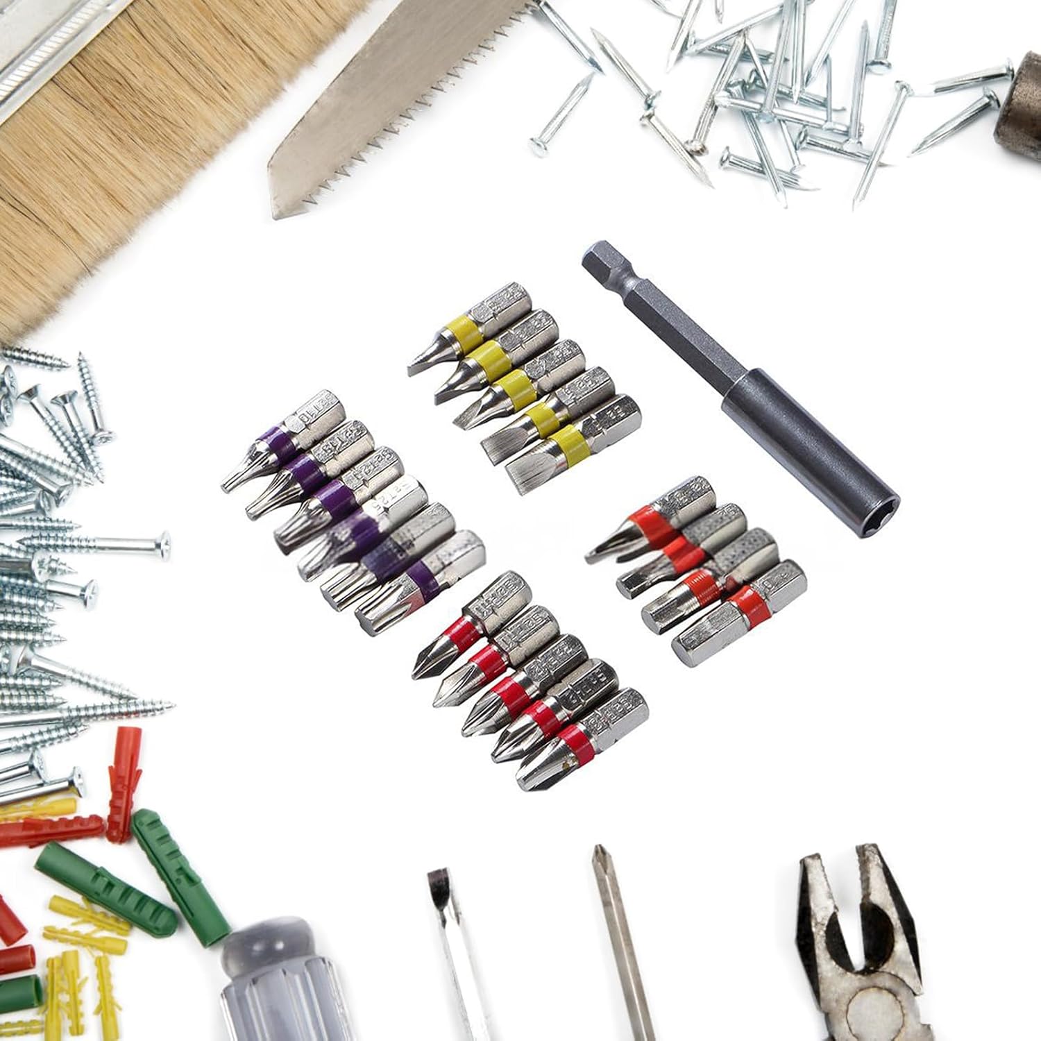 Nut Driver & Screwdriver Bit Set Nut Driver Impacts Drill Power Nut Driver Screwdriver Bit Ratcheting Wrench