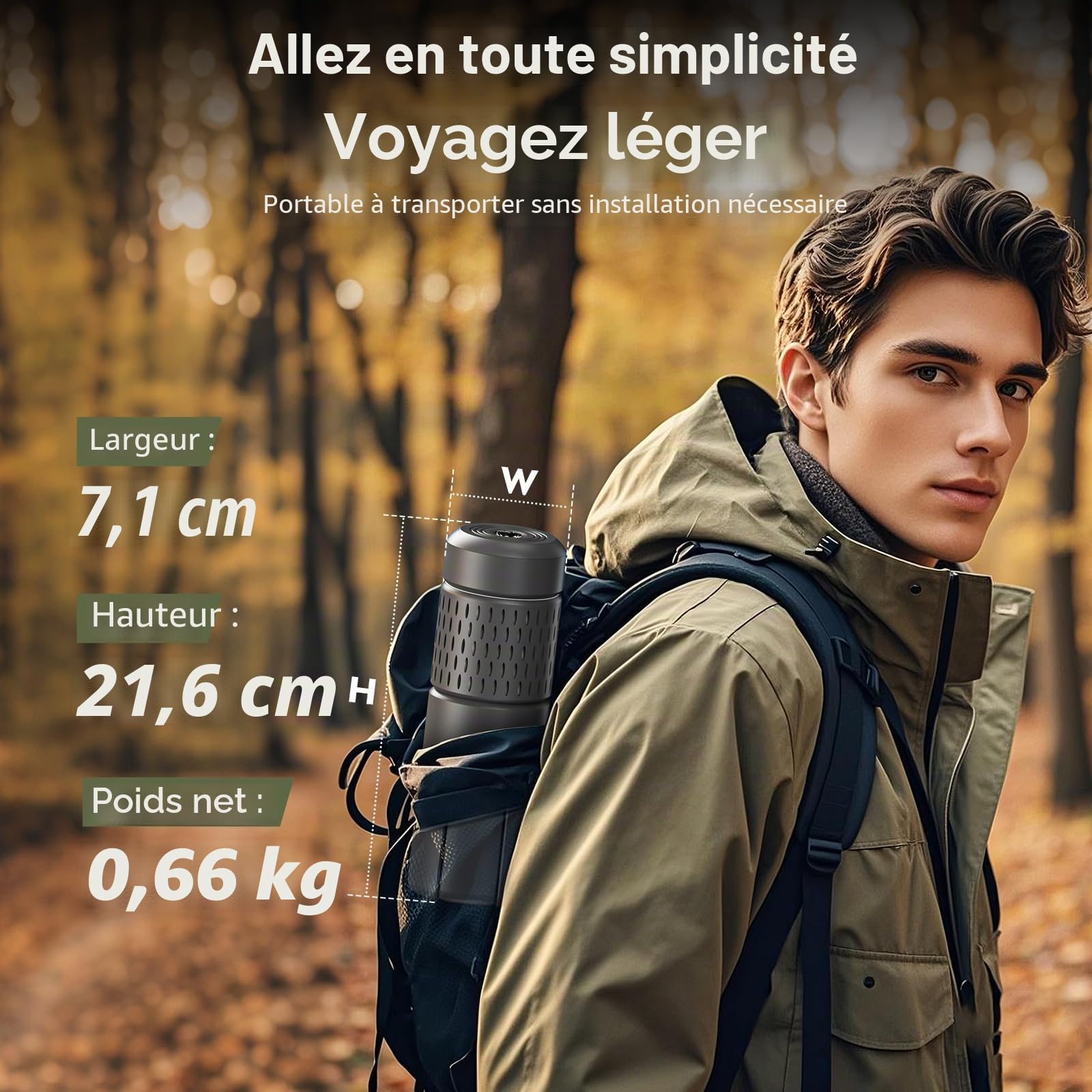 Lampe de Camping Télescopique Rechargeable,14000mAh LED Multifonction, Aimantée & avec Trépied, Étanche IPX5, Lanterne de Tente, Lampe de Chantier pour Camping, Extérieur, Urgence