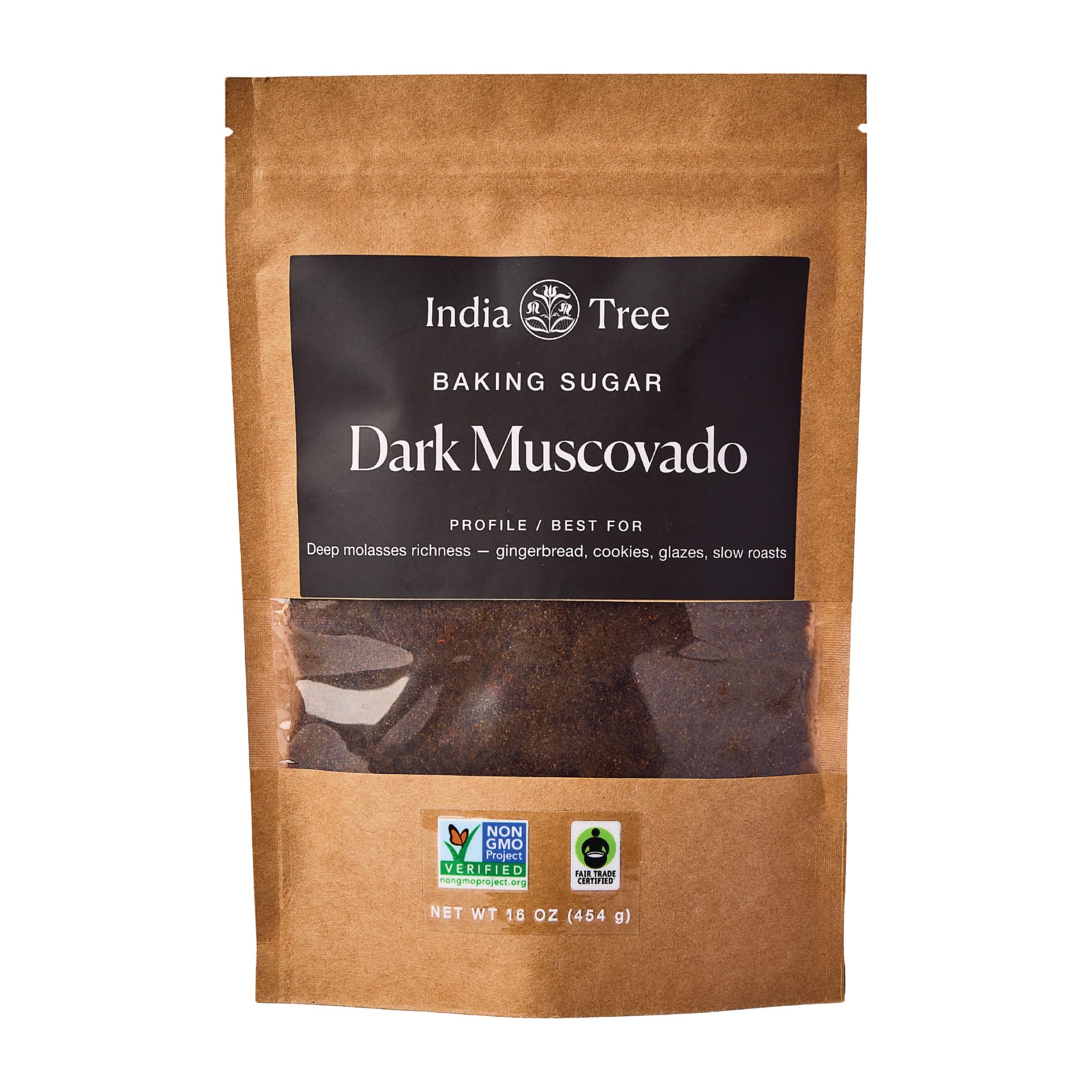 India Tree Dark Muscovado Sugar, 1 Pound