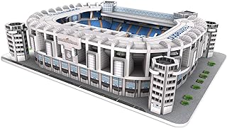 Comprar REAL MADRID- Nanostad, Puzzle 3D Estadio Santiago Bernabéu Mini (34009), Multicolor (KICK OFF GAMES 1)