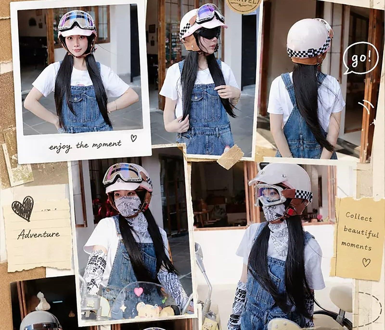 Casco De Moto Tipo Jet con Gafas, Homologado por Dot/ECE, Casco Retro Tipo Jet para Moto Cruiser, Scooter Y Ciclomotor, Casco De Verano para Adultos (Hombres Y Mujeres).