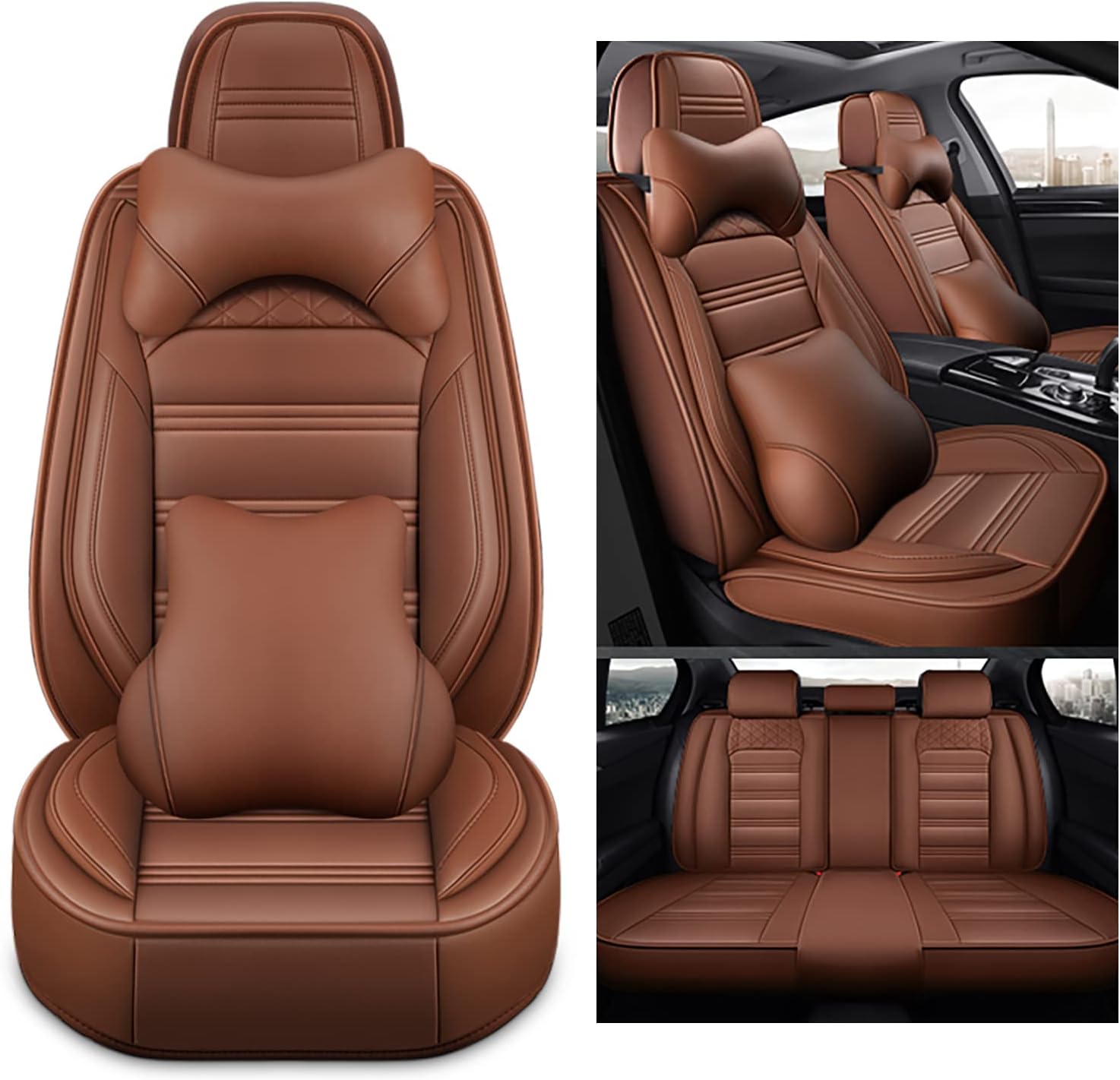 Viaosa onedtsky Car Seat Covers Universal Full Set for BMW iX i8 i3 i4 iX3 iX1 i Hydrogen NEXT