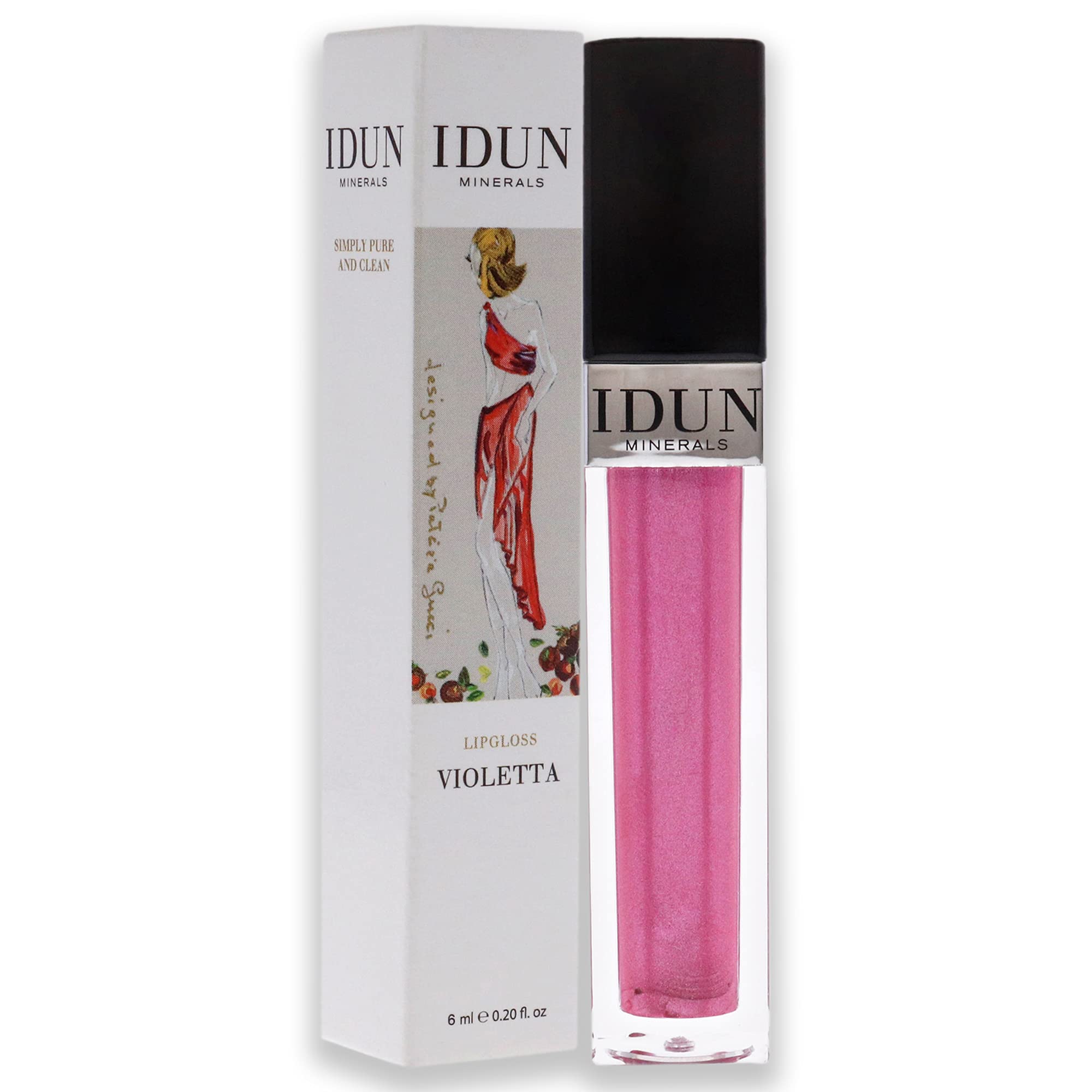 Idun Minerals Lipgloss - 005 Violetta For Women 0.2 oz Lip Gloss, 5.91 ml (Pack of 1) - Image 3