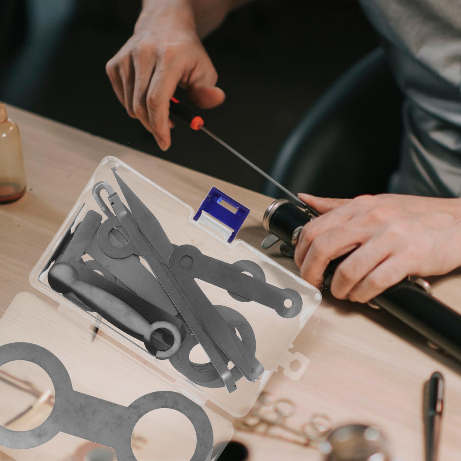 Kit di Riparazione per Strumenti Fiato di Strumenti di Manutenzione per Sassofono e Clarinetto Accessori