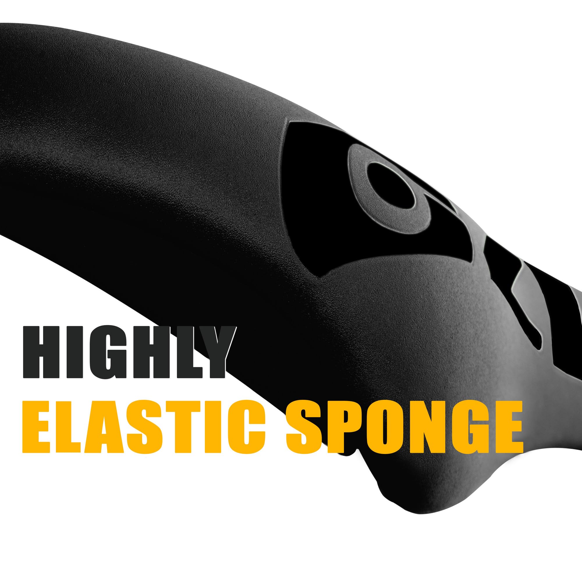 Venzo Asiento cómodo para bicicleta – para MTB, carretera, ejercicio, senderismo, plegable, híbrido y Cruiser – XC asiento en negro