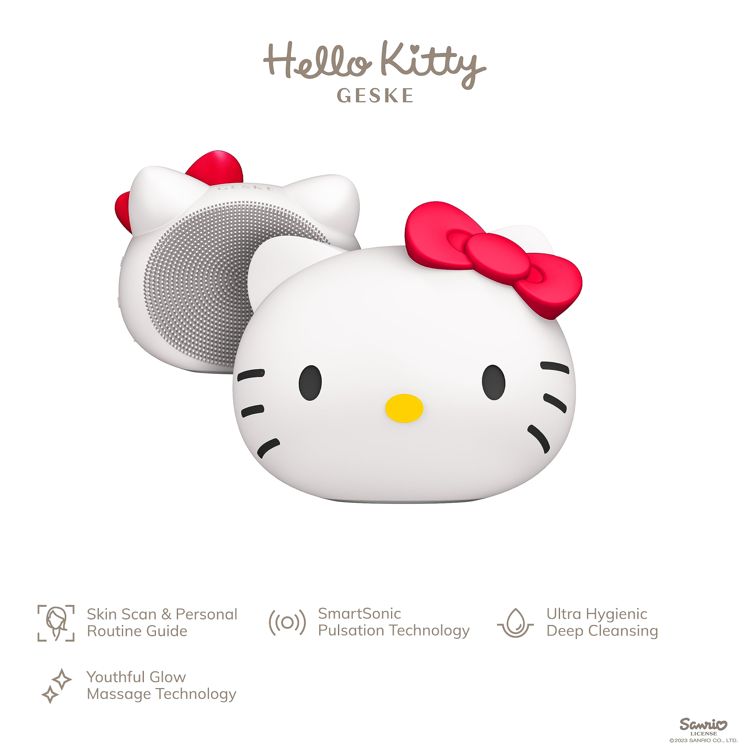 Amazon.co.jp: GESKE Hello Kitty ソニック フェイシャルブラシ