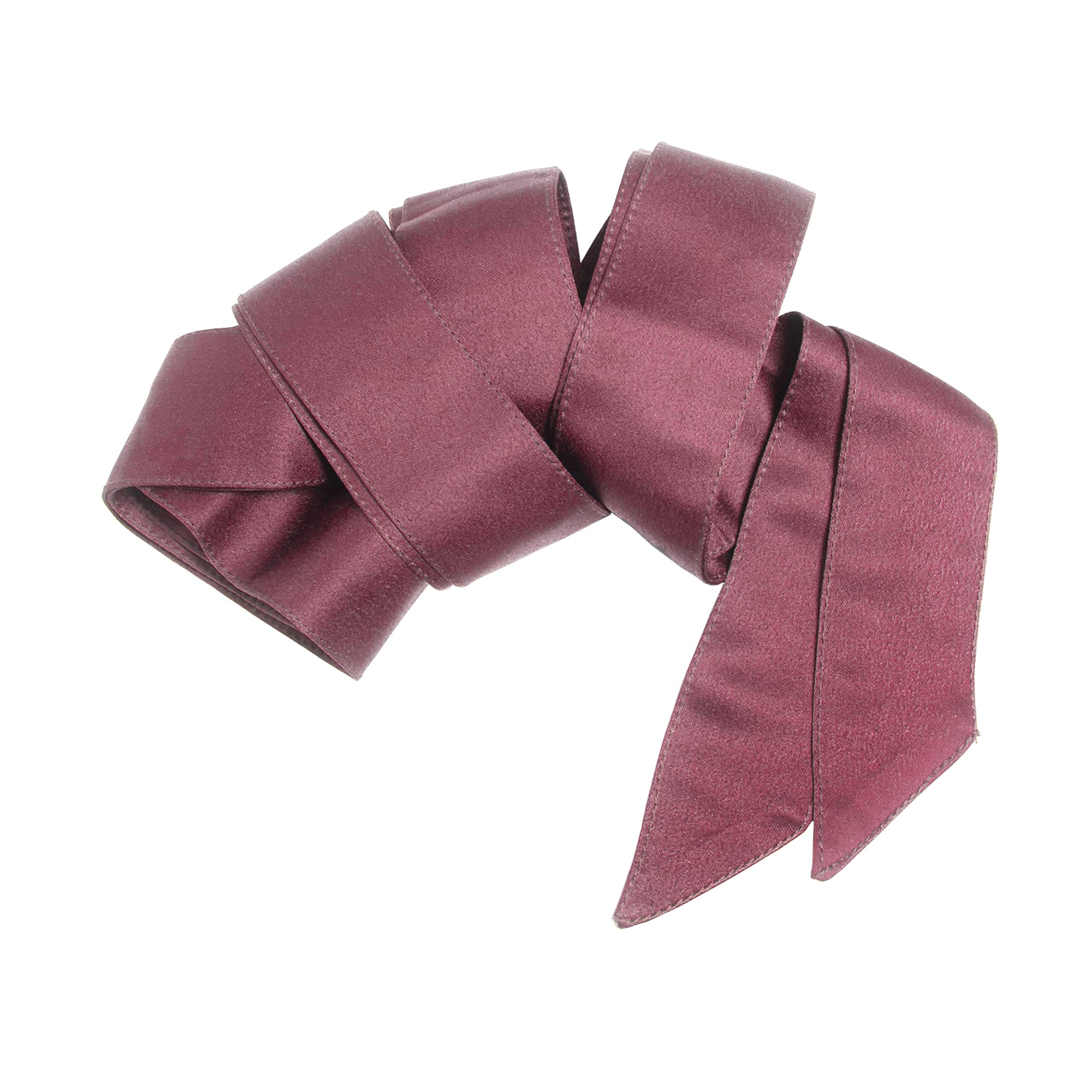 Maya Deluxe Women's Desert Rose Sash Belt Satin Sash Tie Ribbon Bow Accessory For Bridesmaids Bridal Wedding Prom Evening Occasion L-Xl