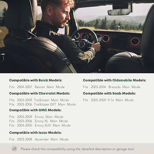 Miniatura 2 de YHTAUTO Actuador de puerta de aire HVAC mezcla palancas de puerta  Compatible con modelos Chevy & Buick & GMC & Isuzu & Oldsmobile y Saab  Rainier,