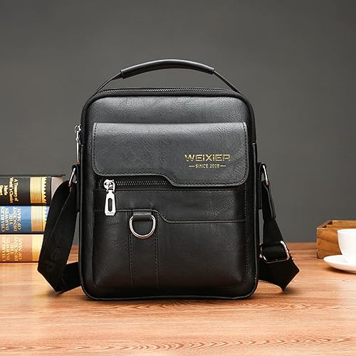 Miniatura 2 de Bolsa de mensajero para hombre, de piel sintética, bolsa de hombro, bolsa de viaje, bolso de hombre, bolso casual, bolsa de mano con personalidad,