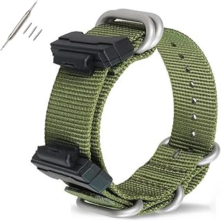 22mm Replacement Nylon Watch Band Strap For Casio Men Women G-Shock GA-110/100/120/150/200/300/400 GD-100/110/120 G-8900 DW-5600 GW-M5610 DW-6900 G-5600 GW-6900 DW-9052 GLS-8900