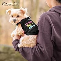 Vista 6 de Parisian Pet - Camiseta bordada para perros y gatos, con texto en inglés Sexy and I Know It, XS
